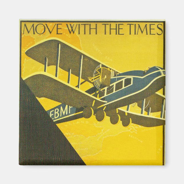 Move With the Times Magnet (Front)