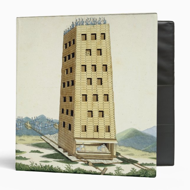 Moveable tower, designed after Caesar's tower at N Binder (Front/Inside)