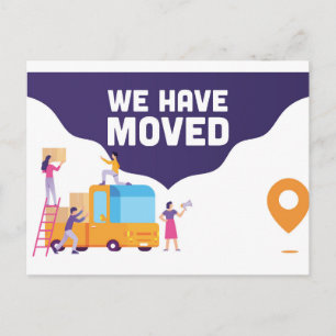 Moved Postcard