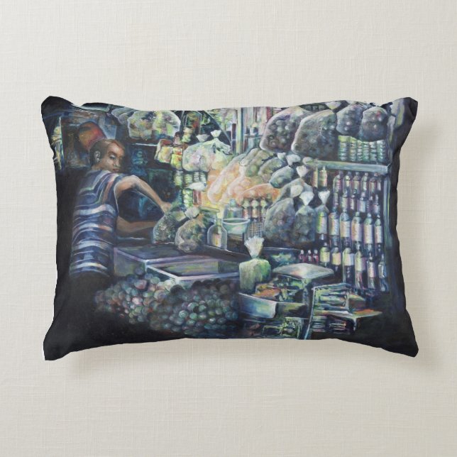 Moved the Goal, Singapore Accent Pillow (Front)