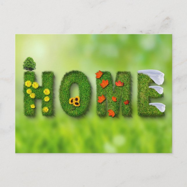 Moved to a New Address Announcement Postcard (Front)