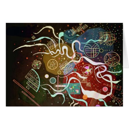 Movement I Kandinsky Abstract Artwork Cards (Front Horizontal)