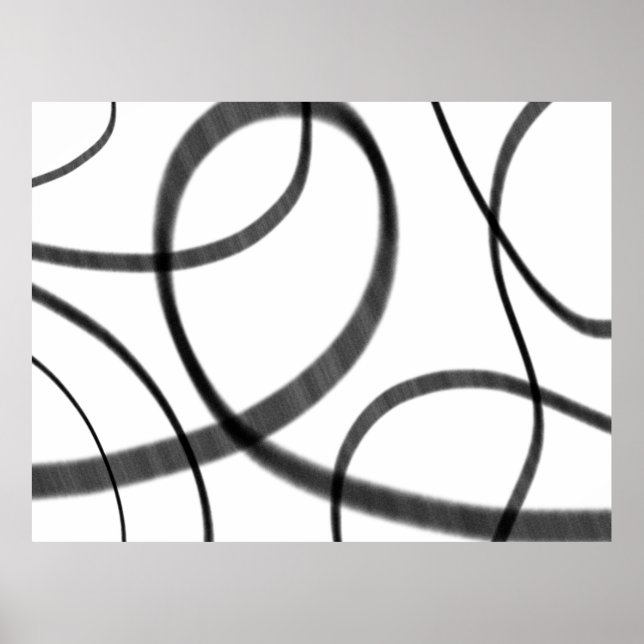 Movement in Black and White  Poster (Front)