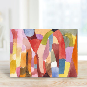 Movement of Vaulted Chambers   Paul Klee Card