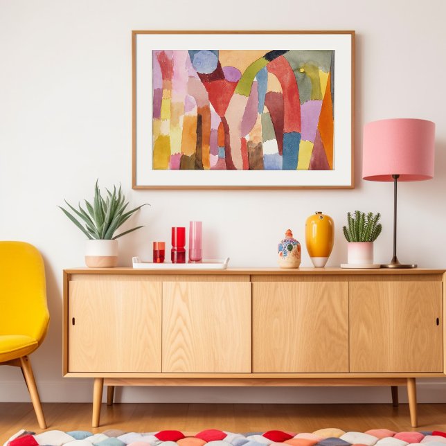 Movement of Vaulted Chambers | Paul Klee Framed Art (Creator Uploaded)