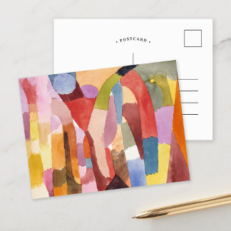 Movement of Vaulted Chambers | Paul Klee Postcard