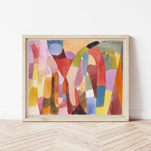 Movement of Vaulted Chambers  Paul Klee Poster
