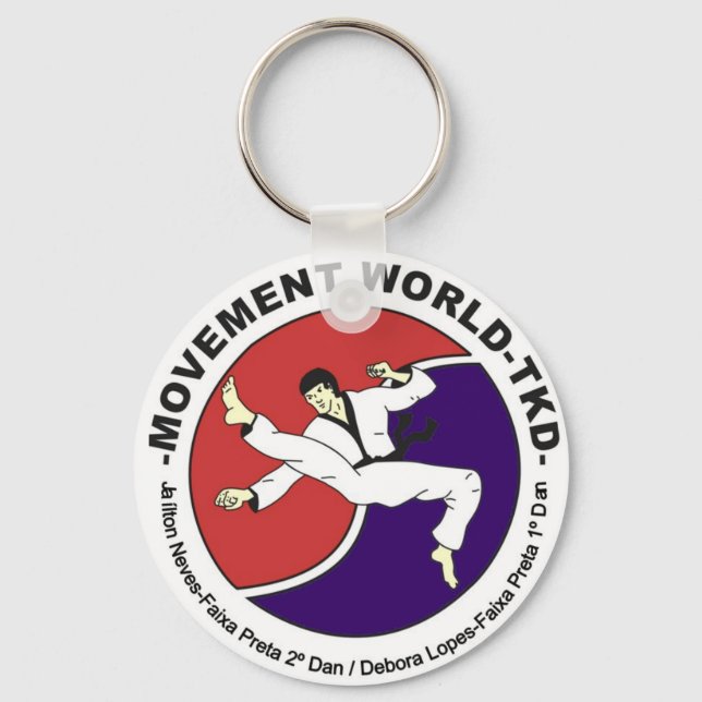 Movement World Taekwondo Keychain (Front)