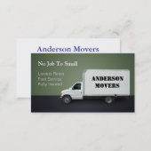 Mover or Moving Company Business Card (Front/Back)