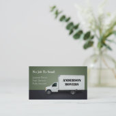 Mover or Moving Company Business Card (Standing Front)