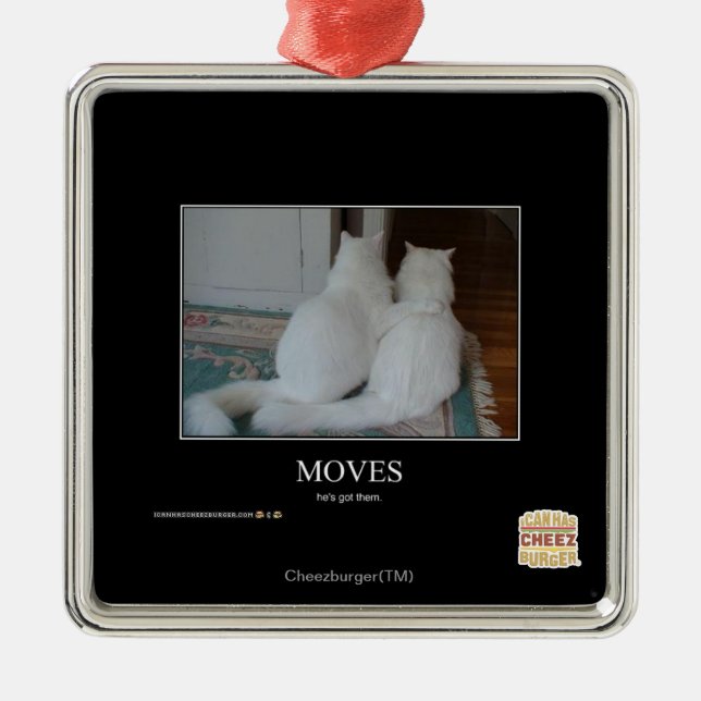 Moves Metal Ornament (Front)