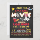 Movie Birthday Invitation (Front)
