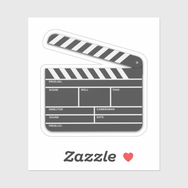 Movie Blank Slate Sticker (Sheet)