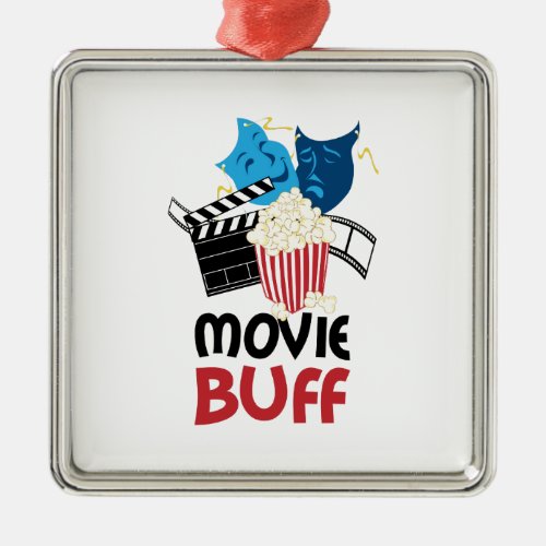 Movie Buff Metal Ornament