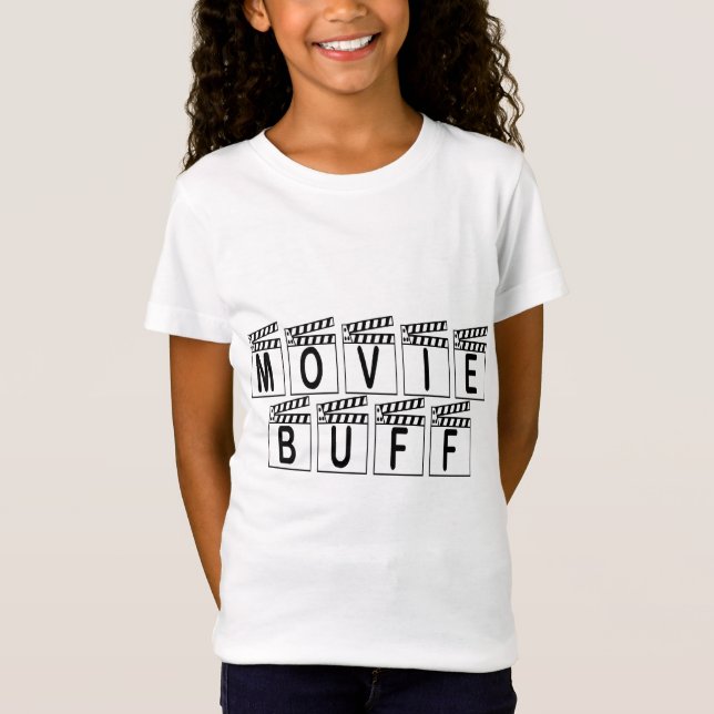 Movie Buff T-shirts and Gifts. (Front)