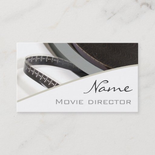 Customizable Movie Business Card