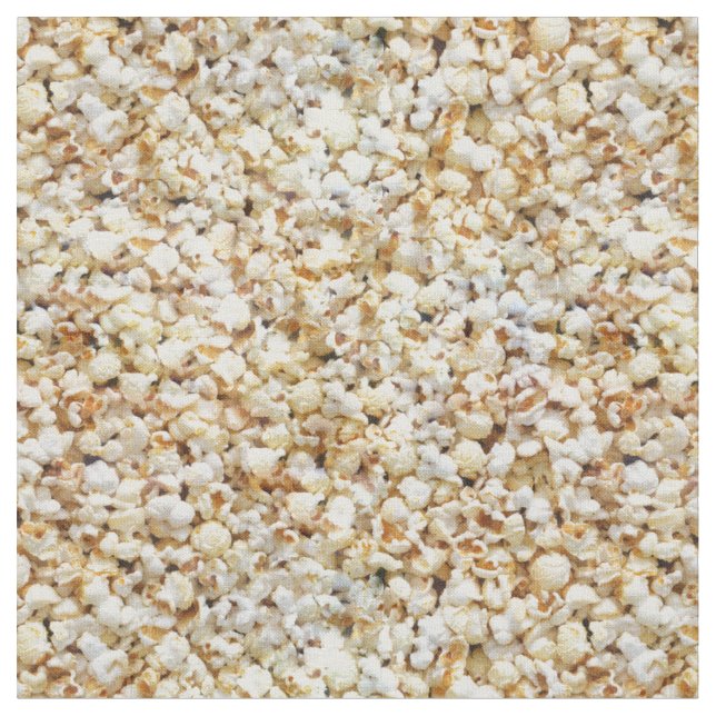 Movie Buttered Popcorn Fabric (Close Up)