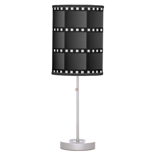 Movie Camera Film Strip Table Lamp