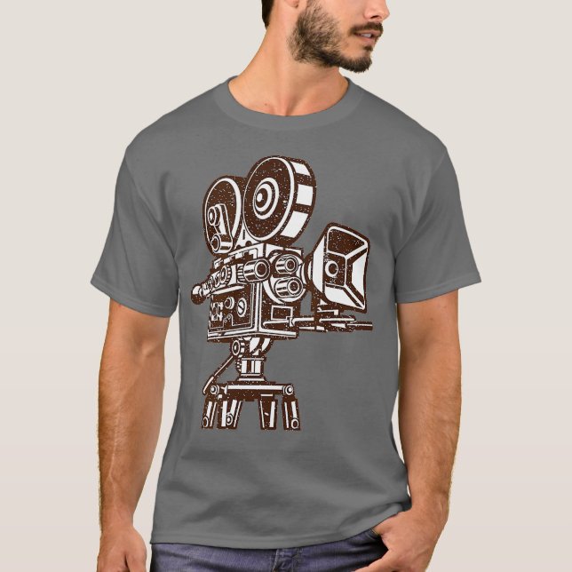 Movie Camera Filmmaker _nxpl T-Shirt (Front)