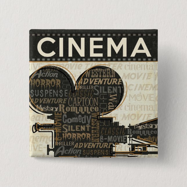 Movie Camera Reel Button (Front)