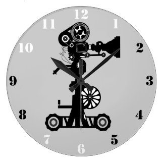 MOVIE CAMERA Wall Clock