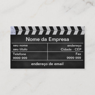 movie clap business card