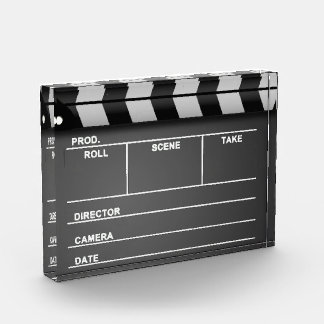 Movie Clapboard Acrylic Award
