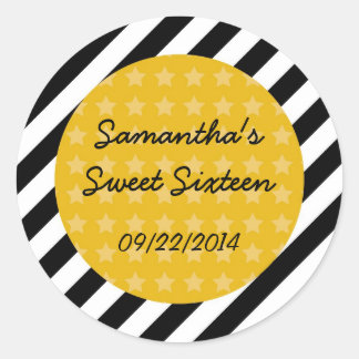Movie Clapboard Favor Sticker