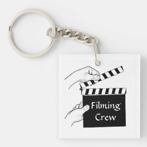 Movie Clapboard Keychain