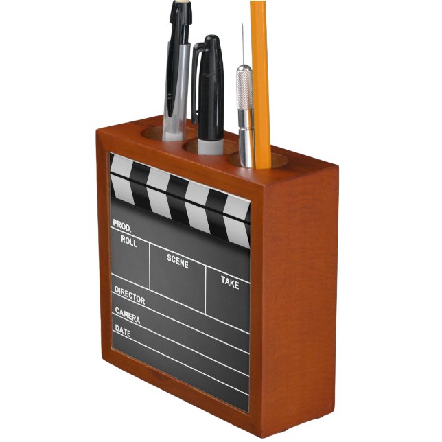 Movie Clapper Board Desk Organizer (In Situ)