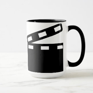 Movie clapper cinema mug
