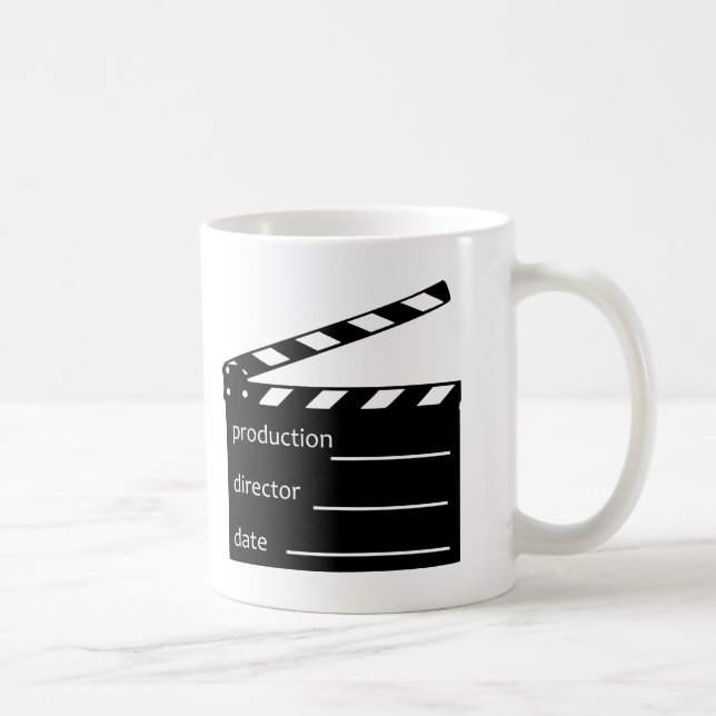 Movie clapper coffee mug (Right)