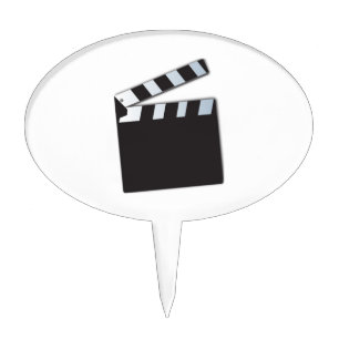 Movie Clapperboard Cake Topper