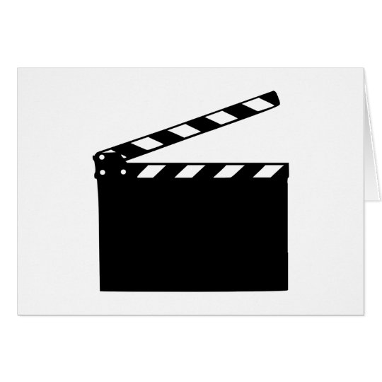 Movie - clapperboard card
