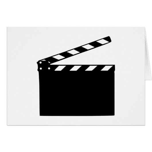 Movie - clapperboard cards (Front Horizontal)