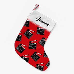Movie Clapperboard Clap Board Small Christmas Stocking