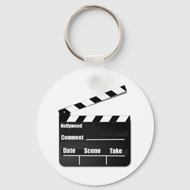 Movie Clapperboard Keychain (Front)