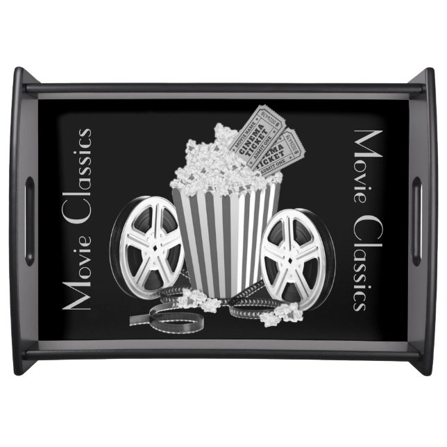 Movie Classics Monochrome Serving Tray (Front)