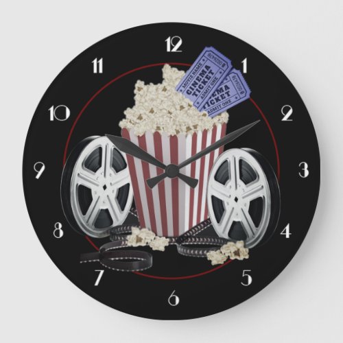 Movie Classics Round Large Clock