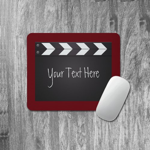 Movie Director Clapboard Mouse Pad