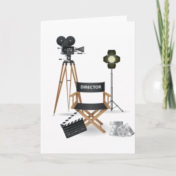 Movie Director Set Greeting Cards by spudcreative at Zazzle