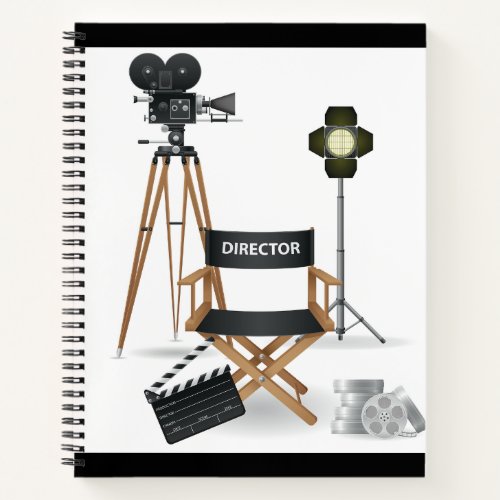 Movie Director Set Spiral Notebook