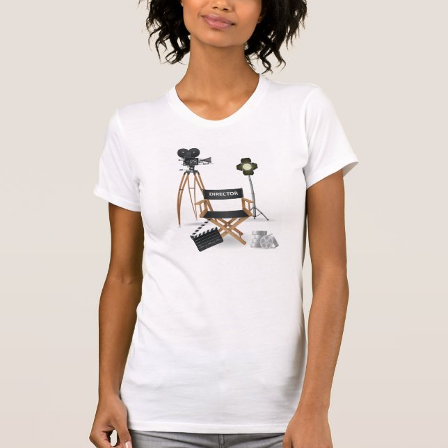 Movie Director Set Womens T-Shirt (Front)