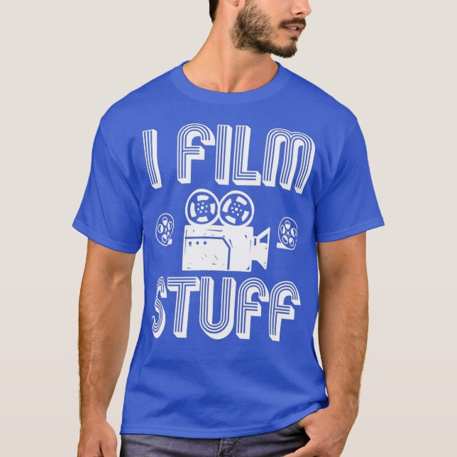 Movie Director Shirt Cameraman Gift - I Film (Front)