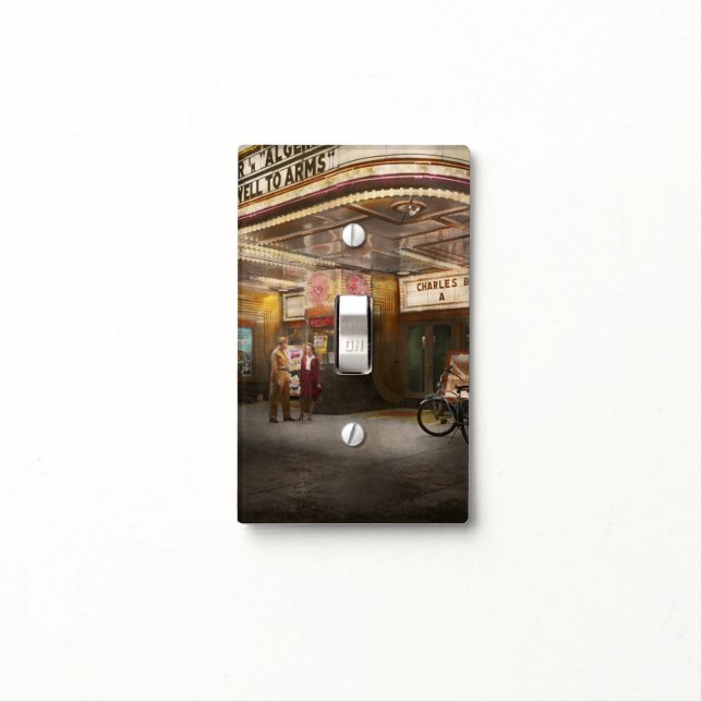 Movie - Double feature 1942 Light Switch Cover (In Situ)