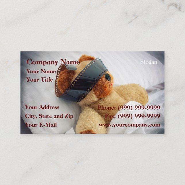 Movie dreams business card (Front)