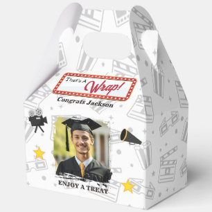 Movie Enthusiast Graduation 5"w x 3"l x 6.5"h Favor Boxes
