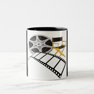 movie equipments Two-Tone coffee mug