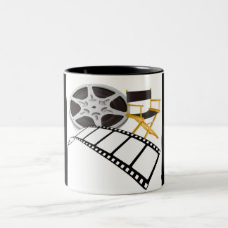 movie equipments Two-Tone coffee mug