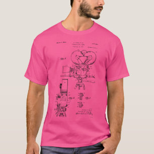 Movie Film Camera Patent Prints 1937 T-Shirt